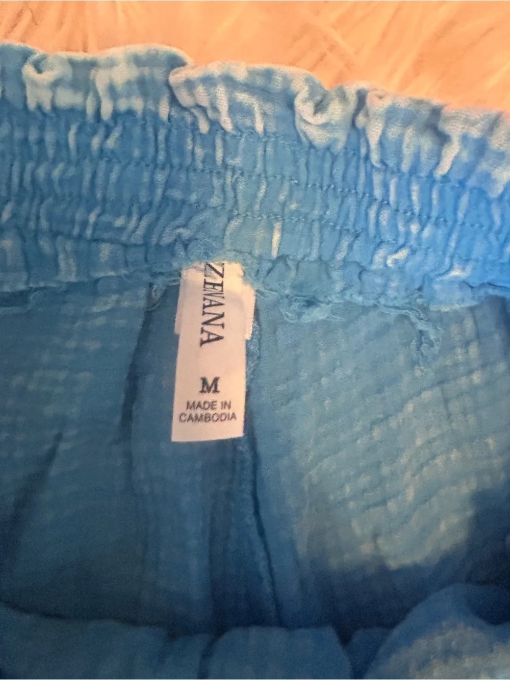 Zenana outfitters Mineral Frayed Hem Washed Shorts